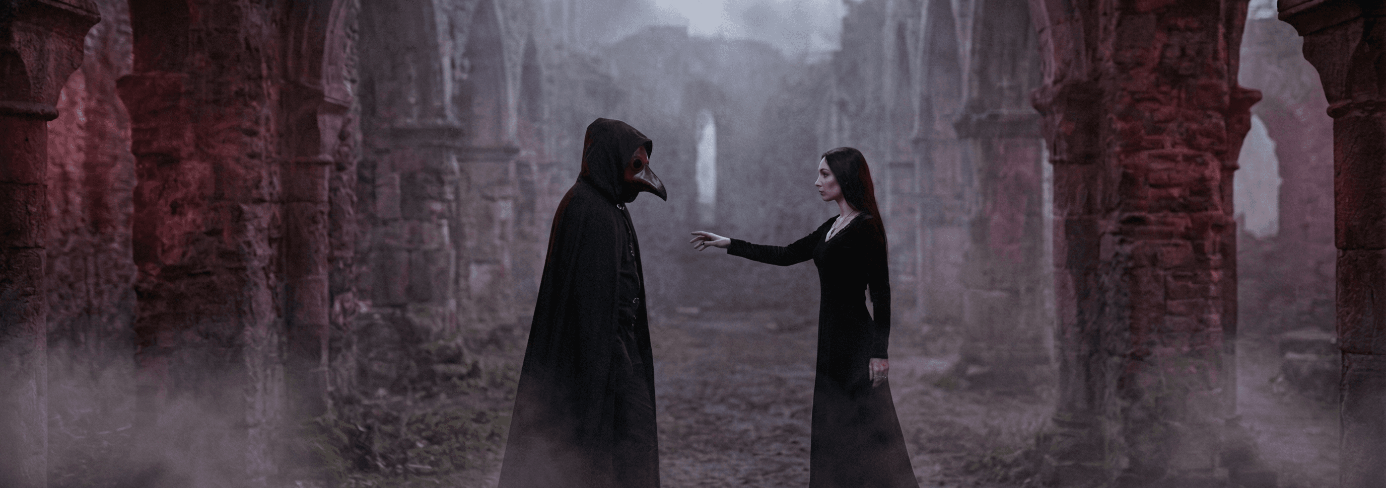 Gothic romance scene