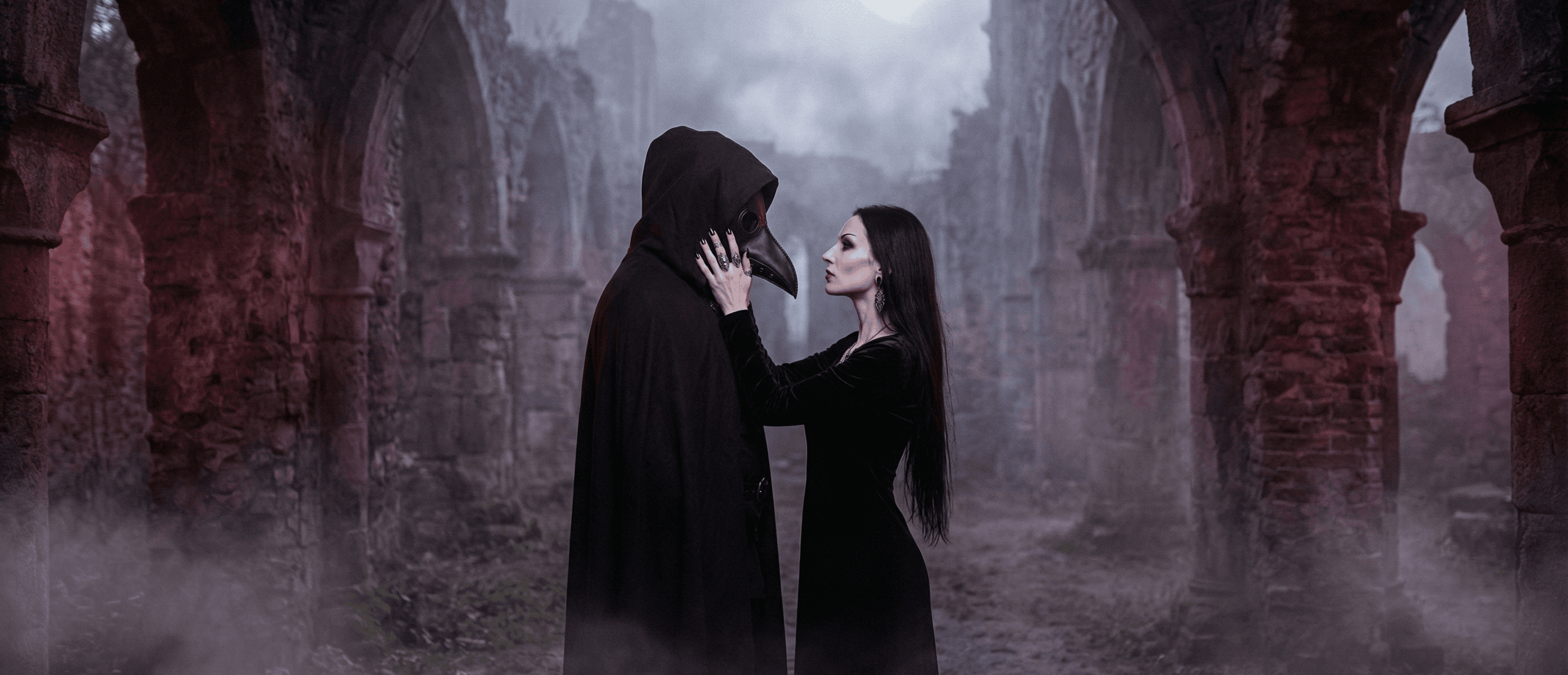 Gothic romance scene